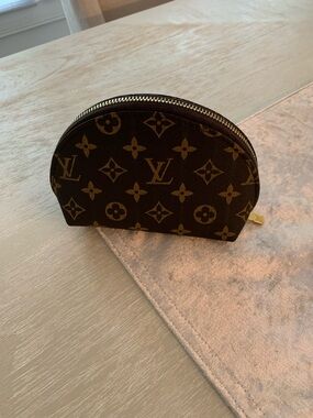 LV print make up bag